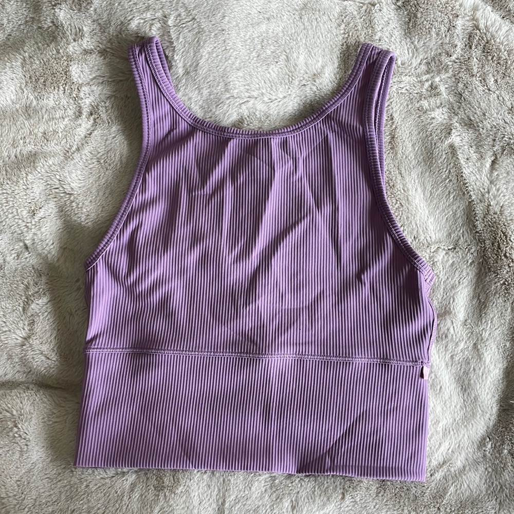 Lululemon power pivot ribbed tank size 4